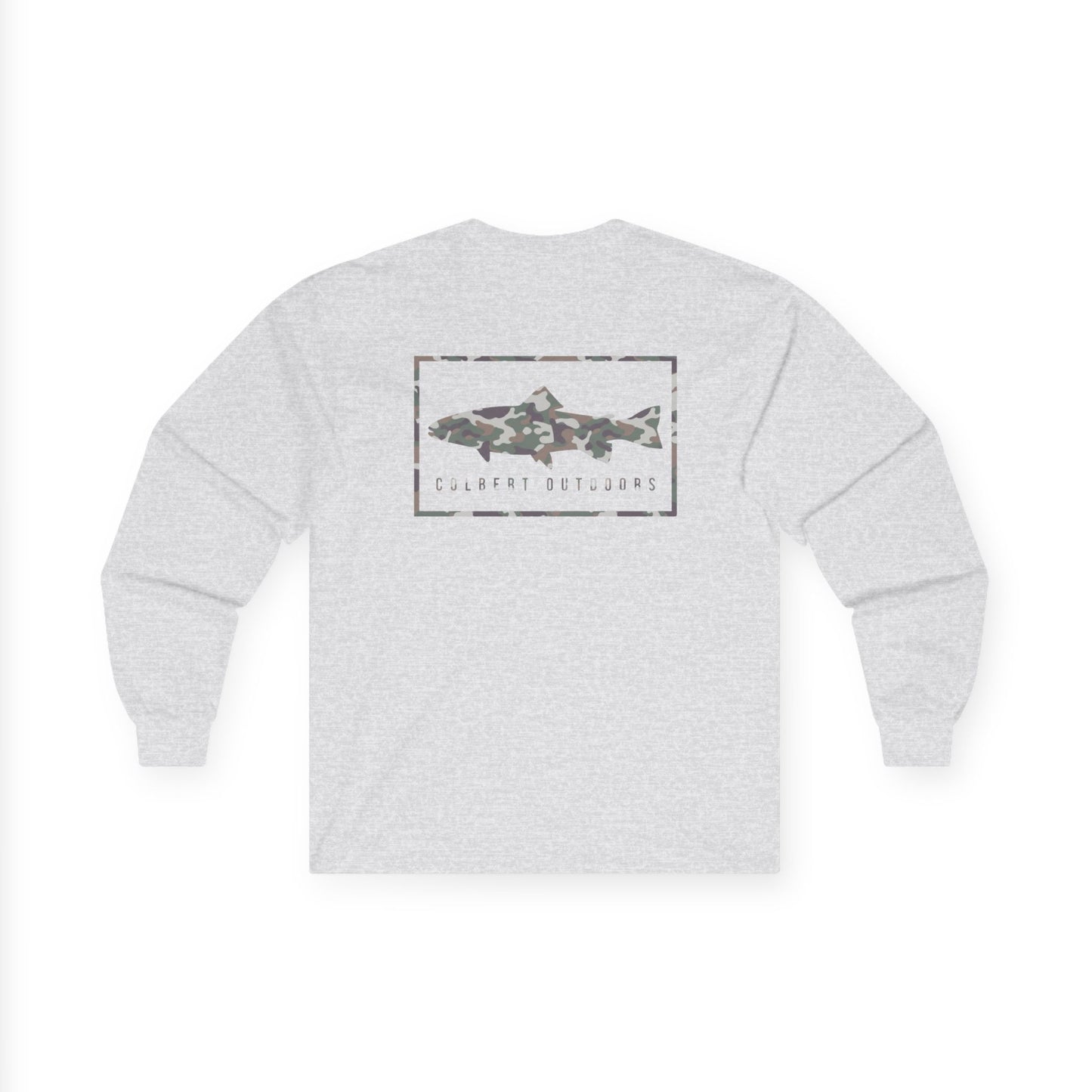 Retro Camo Logo Long Sleeve Tee — SEE SIZING NOTE