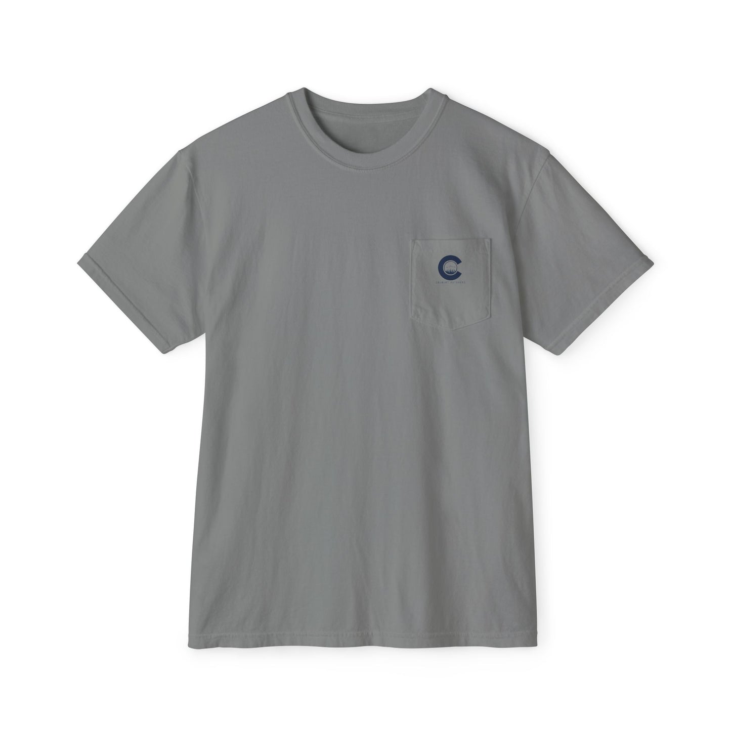 Colbert Outdoors Logo Comfort Colors Pocket Tee