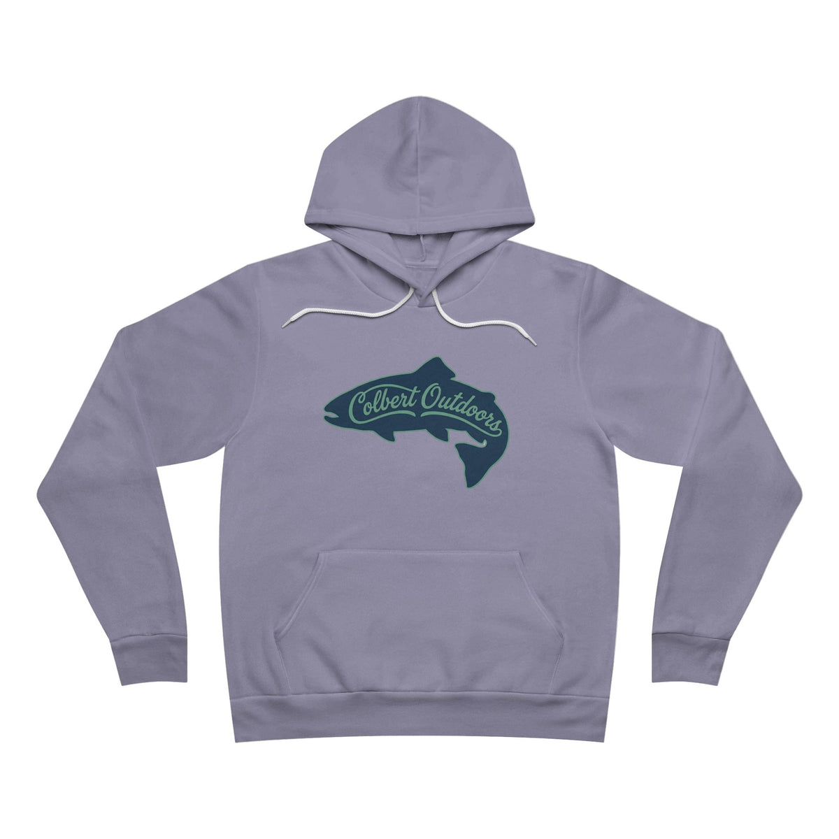 Colbert Outdoors Fish Logo Hoodie — Cozy Pullover for Anglers & Outdoor Lovers