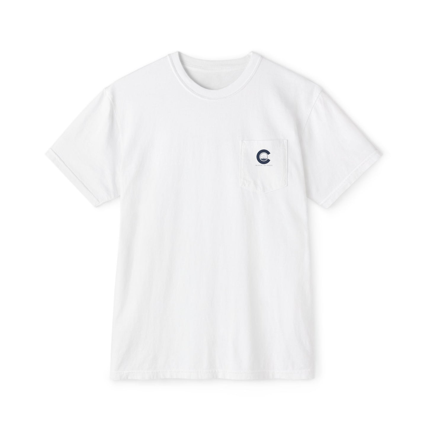 Colbert Outdoors Logo Comfort Colors Pocket Tee (*see size recommendation)