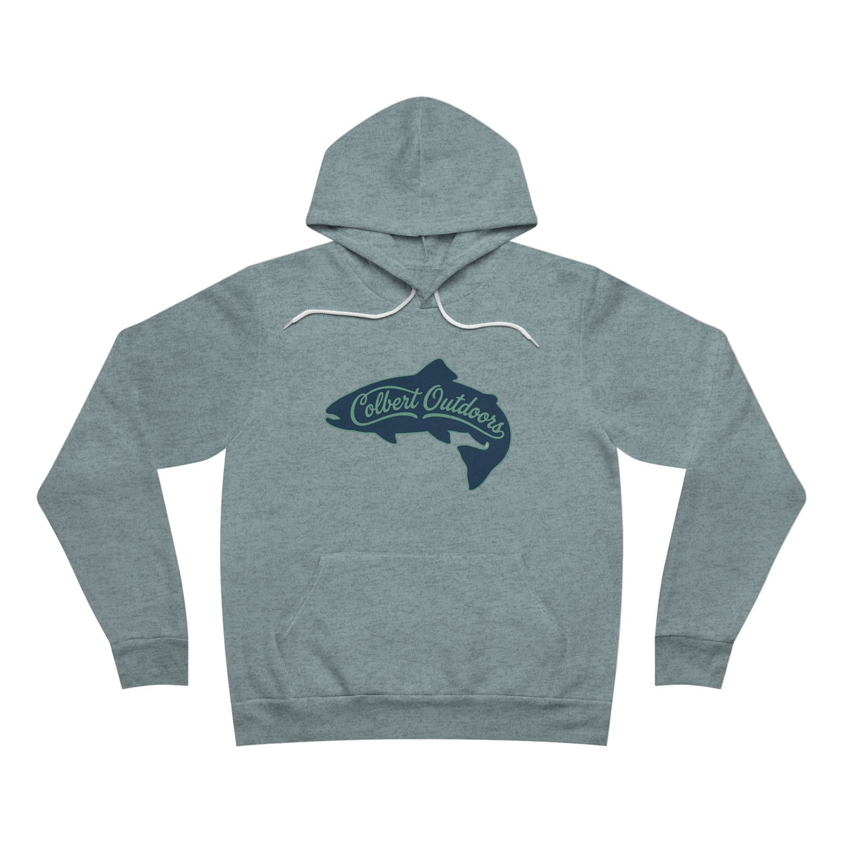 Colbert Outdoors Fish Logo Hoodie — Cozy Pullover for Anglers & Outdoor Lovers