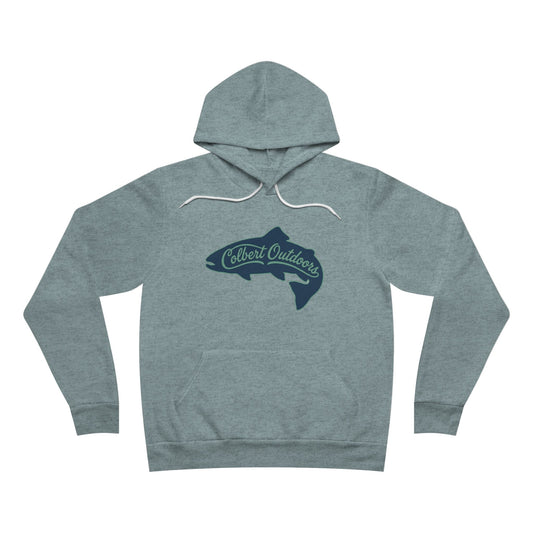 Colbert Outdoors Fish Logo Hoodie — Cozy Pullover for Anglers & Outdoor Lovers